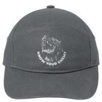 Know Your Enemy Realistic Pitbull Dog 7-Panel Snapback Hat