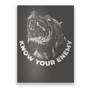 Know Your Enemy Realistic Pitbull Dog Poster