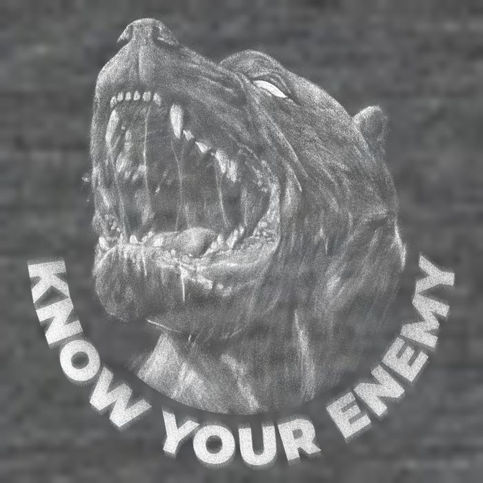 Know Your Enemy Realistic Pitbull Dog Baby Bodysuit