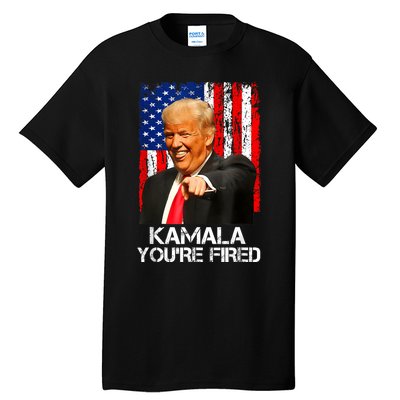 Kamala YouRe Fired Funny President Trump Laughing At Kamala Tall T-Shirt