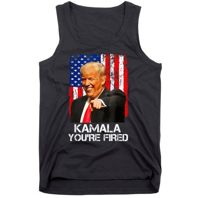 Kamala YouRe Fired Funny President Trump Laughing At Kamala Tank Top