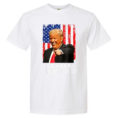 Kamala YouRe Fired Funny President Trump Laughing At Kamala Garment-Dyed Heavyweight T-Shirt