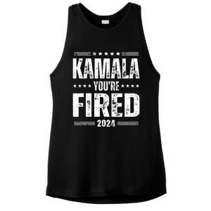 Kamala YouRe Fired Funny Anti Kamala Harris Election 2024 Ladies PosiCharge Tri-Blend Wicking Tank