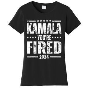 Kamala YouRe Fired Funny Anti Kamala Harris Election 2024 Women's T-Shirt