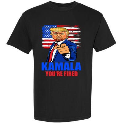 Kamala YouRe Fired Donald Trump 2024 Anti Harris Pro Trump Garment-Dyed Heavyweight T-Shirt