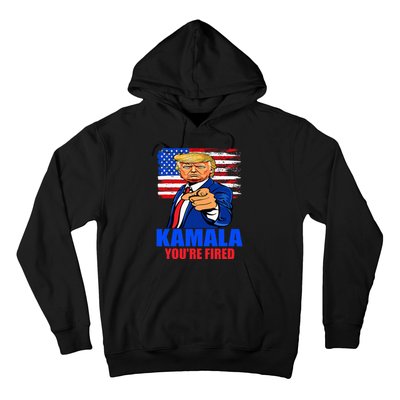 Kamala YouRe Fired Donald Trump 2024 Anti Harris Pro Trump Hoodie