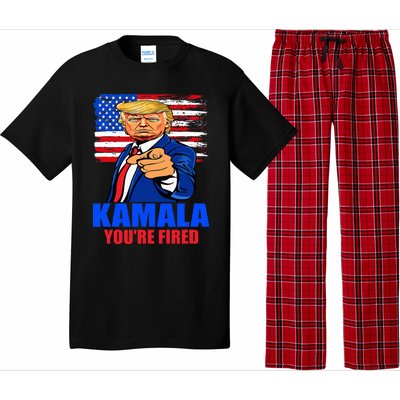 Kamala YouRe Fired Donald Trump 2024 Anti Harris Pro Trump Pajama Set