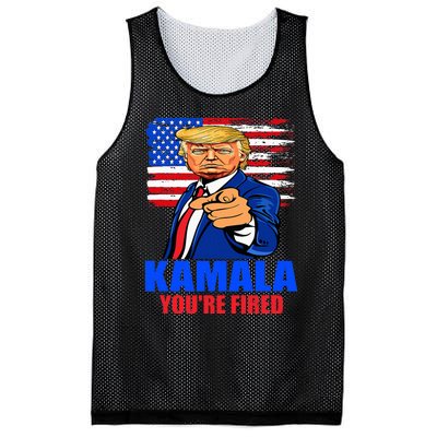 Kamala YouRe Fired Donald Trump 2024 Anti Harris Pro Trump Mesh Reversible Basketball Jersey Tank