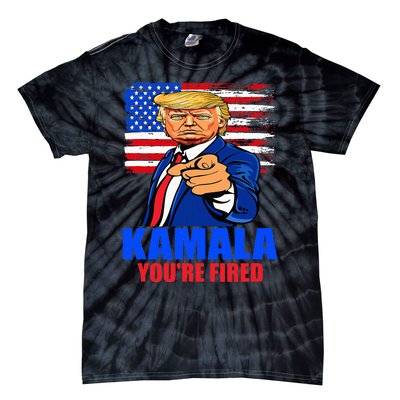 Kamala YouRe Fired Donald Trump 2024 Anti Harris Pro Trump Tie-Dye T-Shirt