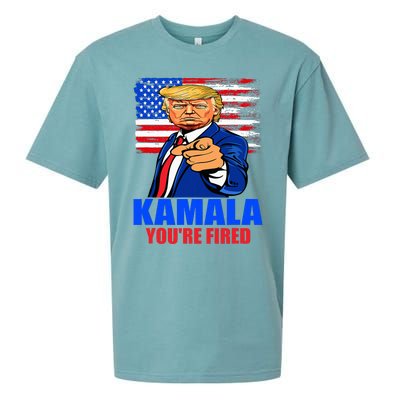 Kamala YouRe Fired Donald Trump 2024 Anti Harris Pro Trump Sueded Cloud Jersey T-Shirt