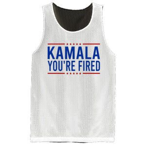 Kamala YouRe Fired 2024 Funny Donald Trump Saying Mesh Reversible Basketball Jersey Tank