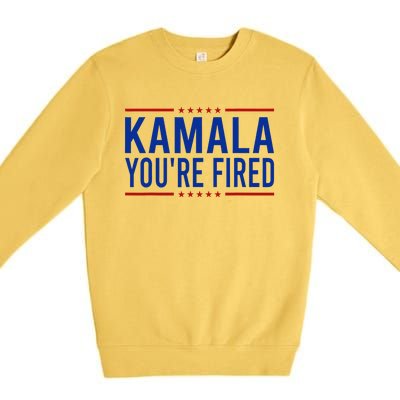 Kamala YouRe Fired 2024 Funny Donald Trump Saying Premium Crewneck Sweatshirt