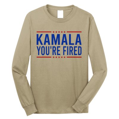 Kamala YouRe Fired 2024 Funny Donald Trump Saying Long Sleeve Shirt