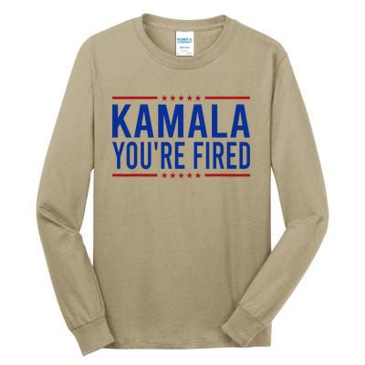 Kamala YouRe Fired 2024 Funny Donald Trump Saying Tall Long Sleeve T-Shirt