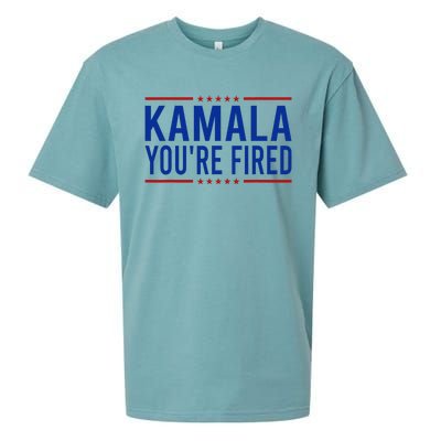 Kamala YouRe Fired 2024 Funny Donald Trump Saying Sueded Cloud Jersey T-Shirt