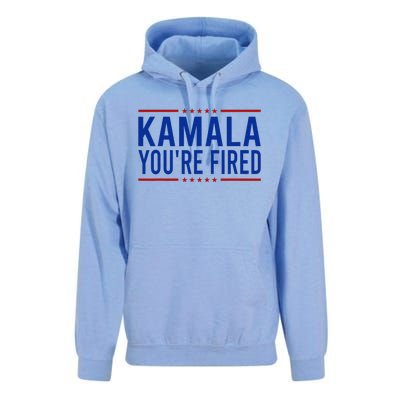 Kamala YouRe Fired 2024 Funny Donald Trump Saying Unisex Surf Hoodie