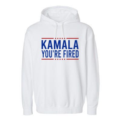 Kamala YouRe Fired 2024 Funny Donald Trump Saying Garment-Dyed Fleece Hoodie