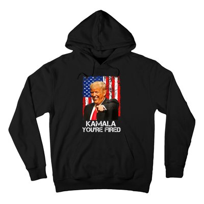 Kamala YouRe Fired Funny President Trump Laughing At Kamala Hoodie