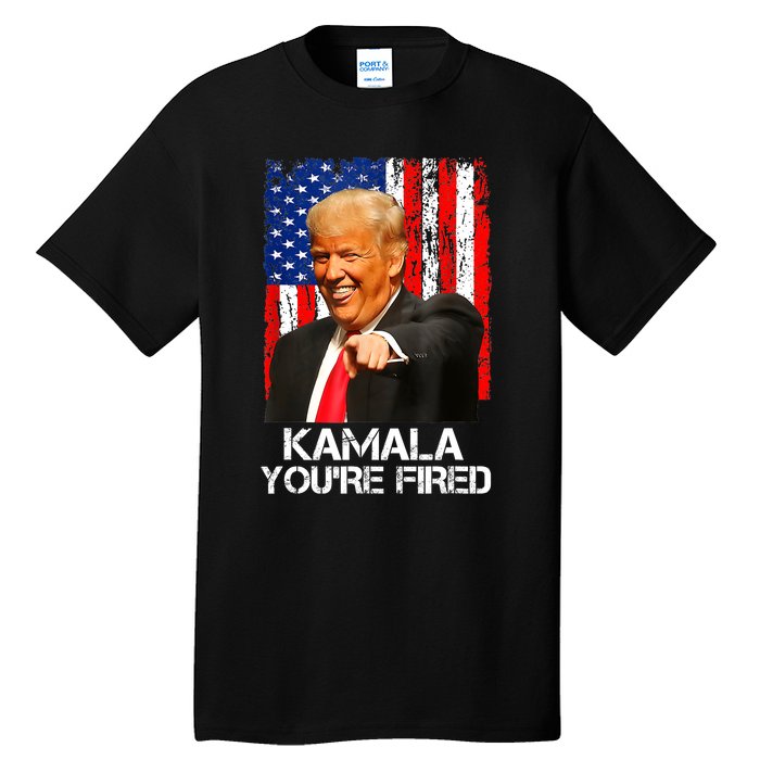 Kamala YouRe Fired Funny President Trump Laughing At Kamala Tall T-Shirt