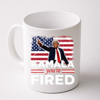 Kamala YouRe Fired Funny President Trump Laughing At Kamala Coffee Mug