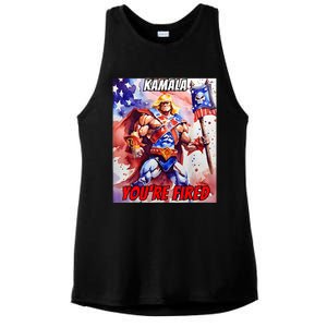 Kamala YouRe Fired Trump Won We All Won 2024 Usa Ladies PosiCharge Tri-Blend Wicking Tank