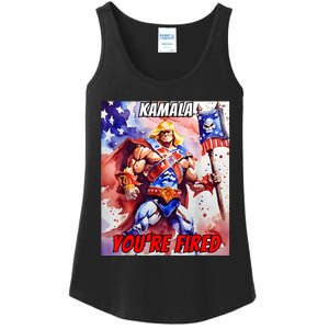 Kamala YouRe Fired Trump Won We All Won 2024 Usa Ladies Essential Tank