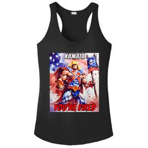 Kamala YouRe Fired Trump Won We All Won 2024 Usa Ladies PosiCharge Competitor Racerback Tank