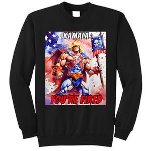 Kamala YouRe Fired Trump Won We All Won 2024 Usa Tall Sweatshirt