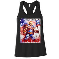 Kamala YouRe Fired Trump Won We All Won 2024 Usa Women's Racerback Tank