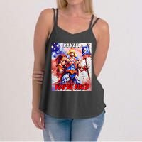 Kamala YouRe Fired Trump Won We All Won 2024 Usa Women's Strappy Tank