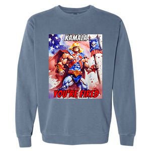 Kamala YouRe Fired Trump Won We All Won 2024 Usa Garment-Dyed Sweatshirt