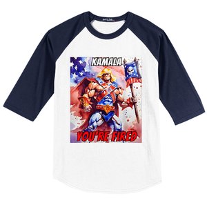 Kamala YouRe Fired Trump Won We All Won 2024 Usa Baseball Sleeve Shirt