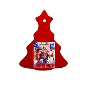 Kamala YouRe Fired Trump Won We All Won 2024 Usa Ceramic Tree Ornament