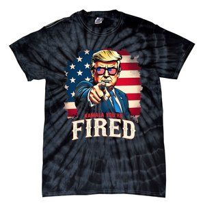 Kamala YouRe Fired Funny President 47th Trump 2024 Laughing Tie-Dye T-Shirt