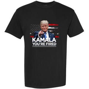 Kamala YouRe Fired Funny President Trump Laughing At Kamala Garment-Dyed Heavyweight T-Shirt