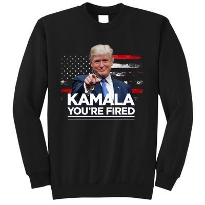 Kamala YouRe Fired Funny President Trump Laughing At Kamala Sweatshirt