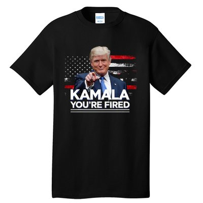 Kamala YouRe Fired Funny President Trump Laughing At Kamala Tall T-Shirt