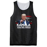 Kamala YouRe Fired Funny President Trump Laughing At Kamala Mesh Reversible Basketball Jersey Tank