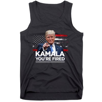 Kamala YouRe Fired Funny President Trump Laughing At Kamala Tank Top