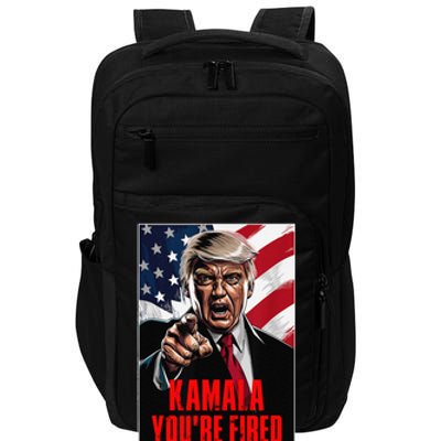 Kamala YouRe Fired Trump 2024 Funny Supporter Anti Kamala Impact Tech Backpack