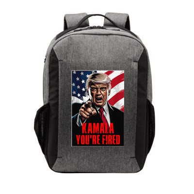 Kamala YouRe Fired Trump 2024 Funny Supporter Anti Kamala Vector Backpack