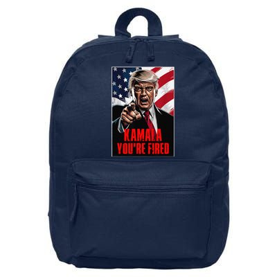 Kamala YouRe Fired Trump 2024 Funny Supporter Anti Kamala 16 in Basic Backpack