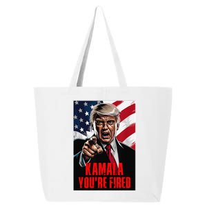 Kamala YouRe Fired Trump 2024 Funny Supporter Anti Kamala 25L Jumbo Tote