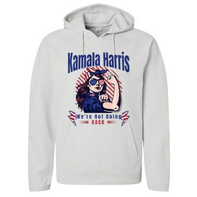 Kamala YouRe Fired Funny Anti Kamala Harris Election 2024 Premium Performance Fleece Hoodie