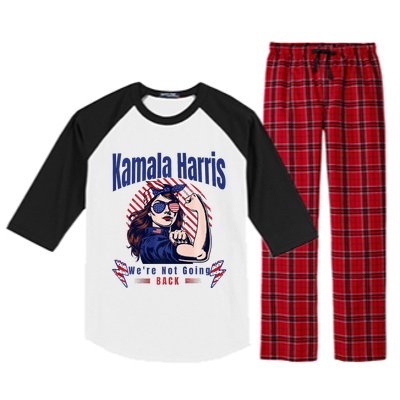 Kamala YouRe Fired Funny Anti Kamala Harris Election 2024 Premium Raglan Sleeve Pajama Set