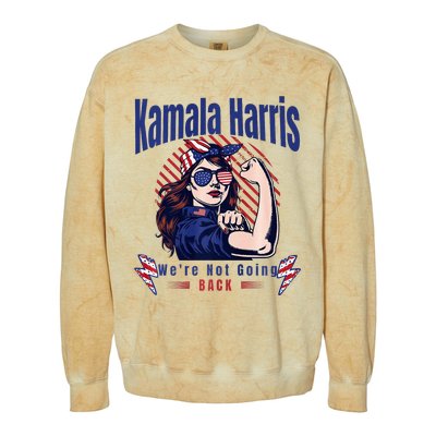 Kamala YouRe Fired Funny Anti Kamala Harris Election 2024 Premium Colorblast Crewneck Sweatshirt