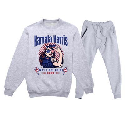 Kamala YouRe Fired Funny Anti Kamala Harris Election 2024 Premium Premium Crewneck Sweatsuit Set