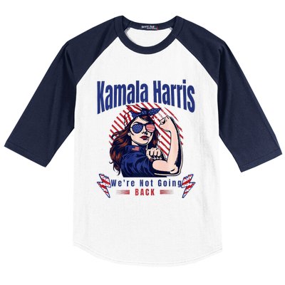 Kamala YouRe Fired Funny Anti Kamala Harris Election 2024 Premium Baseball Sleeve Shirt