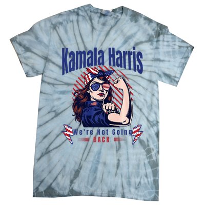 Kamala YouRe Fired Funny Anti Kamala Harris Election 2024 Premium Tie-Dye T-Shirt