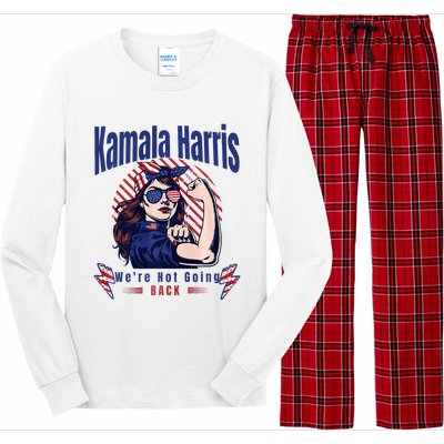 Kamala YouRe Fired Funny Anti Kamala Harris Election 2024 Premium Long Sleeve Pajama Set